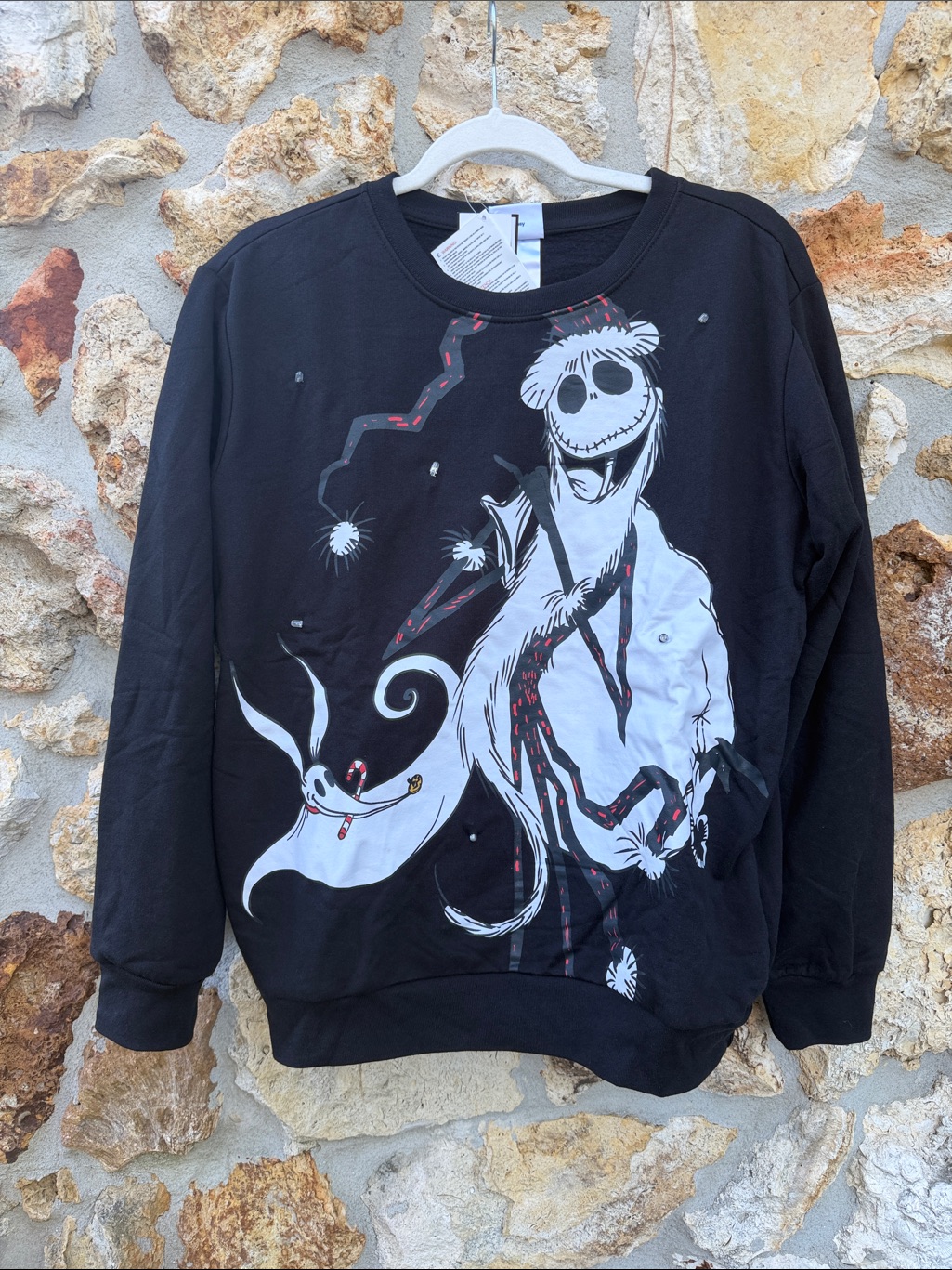 Disney Nightmare Before Christmas Light Up Christmas Sweatshirt